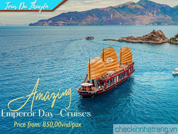 Tour du thuyền 5 sao Nha Trang Emperor Cruises